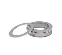 Tbkoly Rondelle Piatte in Acciaio Inox Guarnizione, 100 pz/Lotto M6 M7 M8 Guarnizione Ultrasottile Spessore Spessore Ultrasottile 0,1 0,2 0,3 0,5 1 Duro (Diametro Interno: 8x16x0,3) (Size : 6x8x0.1)