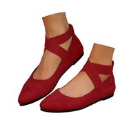 TBloevwlh Comode Scarpe Piatte Per Donna In Camoscio Con Elastico Sul Tacco Ideale Per Gli Autisti Oden Brevi Percorsi Un Modello Colorato
