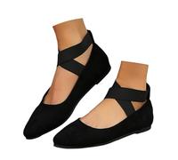 TBloevwlh Comode Scarpe Piatte Per Donna In Camoscio Con Elastico Sul Tacco Ideale Per Gli Autisti Oden Brevi Percorsi Un Modello Colorato