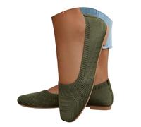 TBloevwlh Larghe Ortopediche Eleganti Scarpe Da Ginnastica Slip on Piatto Confortevole Scarpe Sportive Arch Support Memory Foam Estate Scarpe Da Piedi Donna Allenatore Tessuto Scarpe Da Corsa Scarpe