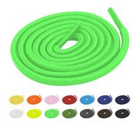 TBOC Lacci Laccetti Stringhe Tondi Fluoro Verde Laccio [150 cm] Scarpe Sneakers Scarponi Compatibile con Timberland Nike Air Force Jordan Dr Martens Adidas Converse Bambini Adulti Trekking