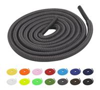 TBOC Lacci Laccetti Stringhe Tondi Grigio Laccio [90 cm] Scarpe Sneakers Scarponi Compatibile con Timberland Nike Air Force Jordan Dr Martens Adidas Converse Bambini Adulti Trekking