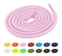 TBOC Lacci Laccetti Stringhe Tondi [Rosa] Laccio [90 cm] Scarpe Sneakers Scarponi Compatibile con Timberland Nike Air Force Jordan Dr Martens Adidas Converse Bambini Adulti Trekking