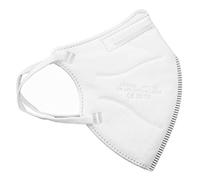 TBOC Mascherine FFP2 [Pack 100 Unità] Maschere Usa e Getta Taglia Piccola [Colore Bianche] 5 strati [Non Riutilizzabili] Pieghevoli Traspiranti con Clip per il Naso
