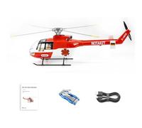 TBRICKFUNR Flywing BO105 RC elicottero modello con posizionamento GPS, 2.4G 6CH 470-Class elicottero telecomando 3D Stunt Fly con H1 Flight Controller, regalo -PNP