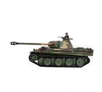 TBRICKFUNR RC German Panther G Carro armato Modello con Luci Suoni 1/16 2.4G Modello di Carro Militare (Versione Base/Verde mimetico)