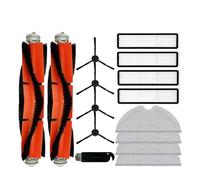 Tbrov Compatibile Compatibile con Mova L600 Z500 Robot Aspirapolvere Pezzi di Ricambio Accessori Rullo Spazzola Principale Laterale Filtro Hepa Straccio Panno(Set A)