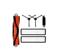 Tbrov Compatibile Compatibile con Mova L600 Z500 Robot Aspirapolvere Pezzi di Ricambio Accessori Rullo Spazzola Principale Laterale Filtro Hepa Straccio Panno(Set E)