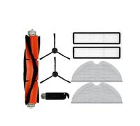 Tbrov Compatibile Compatibile con Mova L600 Z500 Robot Aspirapolvere Pezzi di Ricambio Accessori Rullo Spazzola Principale Laterale Filtro Hepa Straccio Panno(Set C)