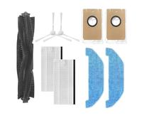 Tbrov Compatibile Compatibile con Neakasa NoMo N3 / RS0100WA Rullo Spazzola laterale Filtro Mop Panni Sacchetto for la polvere Robot Aspirapolvere Accessorio Parte(Set N)