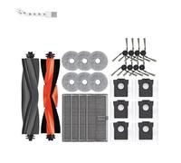 Tbrov Compatibile con il robot aspirapolvere MOVA P50 Pro Ultra/P10 Pro Ultra, spazzola principale, spazzola laterale, filtro HEPA, panno for mocio, sacchetto for la polvere, accessori.(Clear)