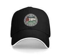 TBSANIN Cappello da Baseball Estate Casual Palestina Bandiera Gerusalemme Tennis Skate Hip Hop per Unisex a Prova di Sole Regali