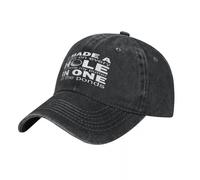 TBSANIN Cappello da Baseball Ho Fatto Un Buco in Un papà da Baseball Regolabile all'aperto per Uomo Donna Cappello da Cowboy Regali