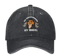 TBSANIN Cappello da Baseball Sono Circondato da Idioti Ritratto Tennis Skate Hip Hop Regali