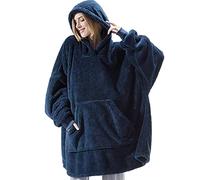 TBSCWYF Felpe con Cappuccio Donna Oversize Pullover Blanket Hoodie Super Confortevole Felpa con Coperta Sherpa Fleece Jumper Coperta Cappotto Donna Invernale Autunno Elegante Lungo Hoodie