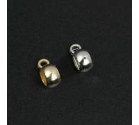TBSKUY 50 piezas de abalorios de color dorado y plateado para hacer joyas, espaciadores, colgantes, compatibles con pulseras europeas, estilo 7, surtido (50 piezas)