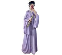 TBTROQXCT Costume tradizionale cinese da donna della dinastia Han, Hanfu, con cintura, abito lungo for feste di Halloween, abito Tang(23#-purple,XL)