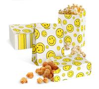 TBWBEC 100 sacchetti regalo per il compleanno dei bambini, sacchetti di carta resistenti all'olio, piccoli, impermeabili, 23 x 13 cm, per il compleanno dei bambini, per snack, patatine