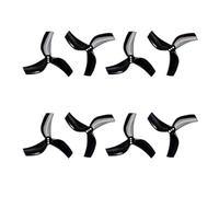 TBXwsofl 4CW 4CCW D63 1.5mm 5 3 3 fori CW CCW per 1105 1108 motore fai da te RC Racing Drone(D63 3-Blades Black)