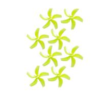 TBXwsofl 4CW 4CCW D63 1.5mm 5 3 3 fori CW CCW per 1105 1108 motore fai da te RC Racing Drone(D63 5-Blades Yellow)