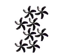 TBXwsofl 4CW 4CCW D63 1.5mm 5 3 3 fori CW CCW per 1105 1108 motore fai da te RC Racing Drone(D63 5-Blades Black)