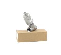 TBZOQAID 1/2 "3/4" 1 "Filettatura Femmina in Acciaio Inox 304 Singolo/Doppio Effetto Pneumatica Valvola a Sede Ad Angolo DN15 DN20 DN25 Normalmente Chiusa(Dn20,Double Acting)