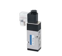 TBZOQAID Elettrovalvola a solenoide Tipo collettore 4M410 4M420 4M430 G 1/2 Valvola pneumatica a Doppia Bobina Singola(5V,4M410 15 G1-2 2-5Way)