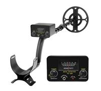 TC-200 Metal Detector for esterni, filo sotterraneo, rilevatore di oro e metallo, localizzatore regolabile for la ricerca di tesori Uso subacqueo e in spiaggia(Black)