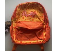 TC Bellissimo Arancione Zaino Scuola Borsa Zaino Carattere Piccolo