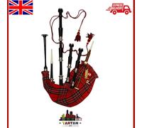 TC Cornamusa Scozzese Delle Highland Rosewood Finitura Nera Argento Attacco