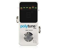 TC Electronic POLYTUNE 3 MINI Piccolo sintonizzatore polifonico con modalità di sintonizzazione multiple e BUFFER BONAFIDE integrato