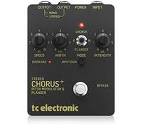 TC Electronic SCF GOLD Reissue SCF Stereo Chorus Flanger Pedal con 3 modalità di modulazione, circuito BBD analogico e preamplificatore