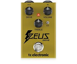 TC Electronic ZEUS DRIVE OVERDRIVE Leggendario pedale Dynamic Overdrive Boost con interruttore FAT Mod e bypass buffer opzionale