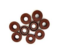 Tc FKM albero paraolio FPM coperto doppio labbro paraolio con la giarrettiera, 32X45X7mm 1Pcs
