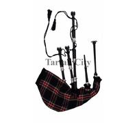 TC Great Highland Cornamusa Nero Argento/Cornamusa Scozzese Palissandro Freereed