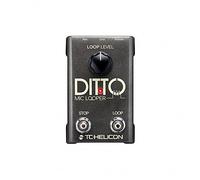 TC Helicon DITTO MIC LOOPER Pedale looper a due pulsanti facile da usare per voce e strumenti acustici