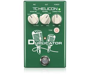 TC Helicon DUPLICATOR Stompbox per effetti vocali -semplice con raddoppio, riverbero e correzione del tono
