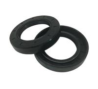 TC paraolio scheletro a doppio labbro 2 pezzi nero ID 20 mm dimensioni multiple(20mm x 28mm x 4mm)
