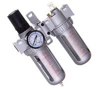 TC TECHNIC Filtro aria Riduttore Oliatore Lubrificatore Pressione di esercizio massima 10 Bar Previene le macchie di ruggine Flusso d'aria massimo 4000 l/min filettatura 1/2" (~19 mm) Scarico manuale