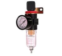 TC TECHNIC Filtro dell'aria con riduttore Pressione massima di esercizio 8 Bar Previene le macchie di ruggine Danni ai tubi Portata d'aria massima 500 l/min filettatura 1/4" (~12 mm) Scarico manuale