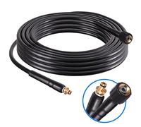 TC TECHNIC Tubo alta pressione per Karcher Serie K - Treccia di nylon resistente e flessibile - Alte prestazioni - Filettatura M22x1,5 mm e raccordo da 10 mm - Accessorio Karcher - 200 Bar, 60°C - 20m