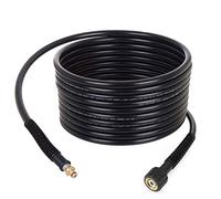 TC TECHNIC Tubo alta pressione per Karcher Serie K - Treccia di nylon resistente e flessibile - Alte prestazioni - Filettatura M22x1,5 mm e raccordo da 10 mm - Accessorio Karcher - 200 Bar, 60°C - 10m