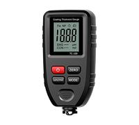 TC100 Calibro di spessore del rivestimento 0,1 micron/0-1300 Tester di spessore del film di vernice for auto Misurazione strumento di verniciatura FE/NFE Strumento fai da te(Noir)
