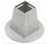 TC4 Titanium per ugello BGA per stazione di rilavorazione Posizioni superiore e inferiore Guida del flusso d'aria calda 1 pezzo (inferiore 20 mm x 20 mm)