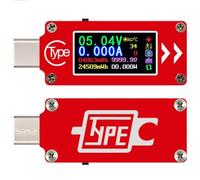 TC64 USB Voltmetro Amperometro Misuratore di corrente Multimetro Batteria Type-C Tester USB LCD a colori
