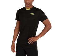 TCA Atomic Maglia per Palestra Uomo Sport - Maglietta Running - Maglie da Corsa a Maniche Corte - Abbigliamento Fitness - Nero (Vecchio), M