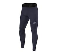 TCA Compression Leggings Termici PRO Performance da Uomo - Grigio Scuro, S