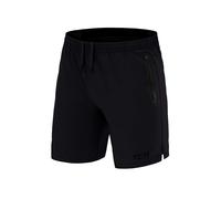 TCA Elite Tech Pantaloncini Corti Uomo Sportivi da Corsa con Tasche Laterali con Zip - Nero, L