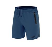TCA Elite Tech Pantaloncini Corti Uomo Sportivi da Corsa con Tasche Laterali con Zip - Azzurro, S