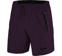 TCA Elite Tech Pantaloncini Corti Uomo Sportivi da Corsa con Tasche Laterali con Zip - Viola, S